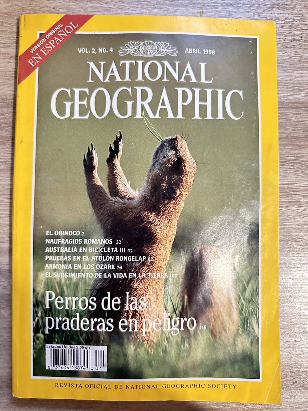 National Geographic Magazine Vol 2 #4 Abril 1998